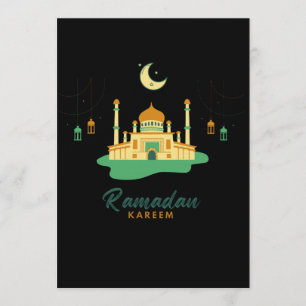 Convite Feliz Ramadan Kareem e Eid Mubarak 2026