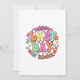 Convite Feliz Último Dia de Aula