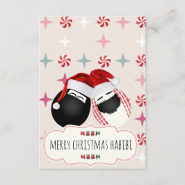 Convite Feliz Xmas HABIBI Sr. Egg Card