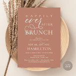 Convite Felizmente Depois Da Celebração De Casamento Poste<br><div class="desc">Elegantemente anuncie sua alegria para sempre com nossa carta de convite para celebração de elopementos de casamento, "Feliz Para Sempre Depois de Brunch". Personalizado para casais continuando sua história de amor, este convite atinge um equilíbrio perfeito de sofisticação e charme, estabelecendo a cena de um evento inesquecível. Com um moderno...</div>