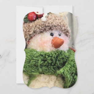 Convite Felpudo o boneco de neve