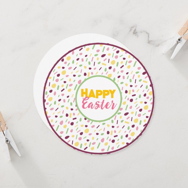 Convite Felz pascoa. (Frente/Verso In Situ)