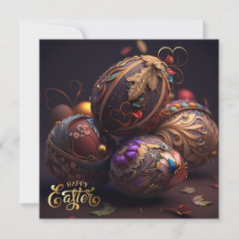 Convite Felz pascoa. Ovos de Páscoa mágicos