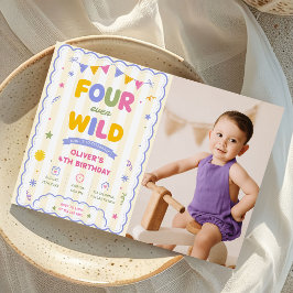 Convite Fera Selvagem para Sempre Foto do 4º Aniversário d