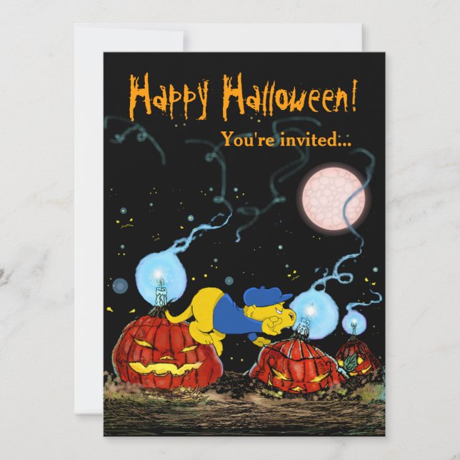 Convite Ferald e o Rotten Pumpkins (Frente)