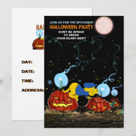 Convite Ferald e Os Abóboras Podres | Festa de Halloween