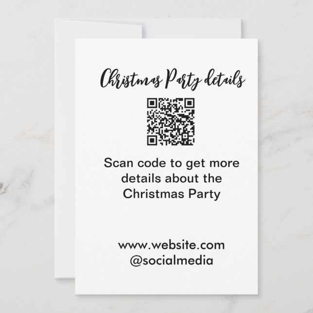 Convite Feriado Analisar detalhes do código QR do site soc (Frente)