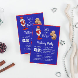 Convite Feriado Azul - Vamos de Noz Loucos - Feriado Peque