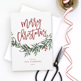 Convite Feriado Comercial de Sucursal de Natal Merry