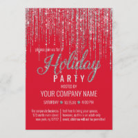 Feriado Corporativo de Lúpulo Vermelho Silver Glit