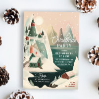 Feriado da Vila Snowy Mountain | Festa de Natal