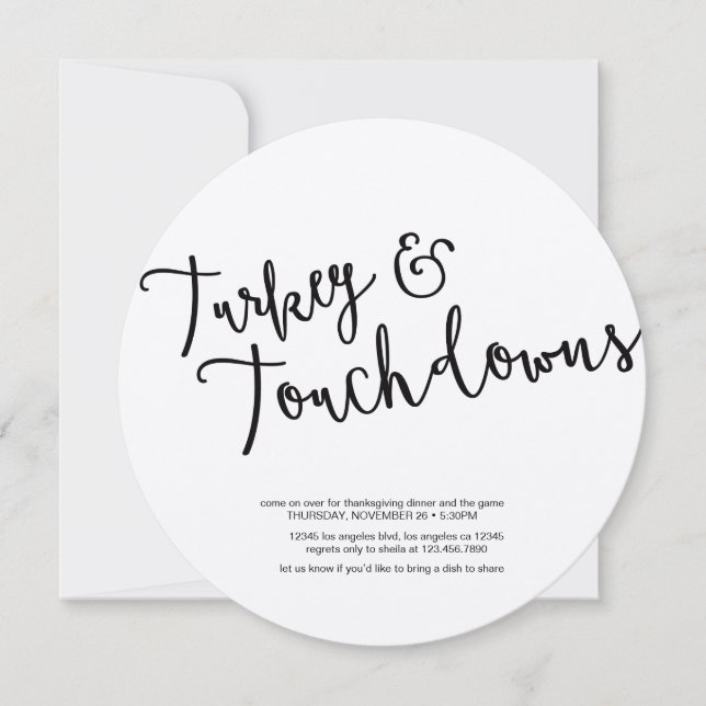 Convite Feriado de Ação de Amizade e Futebol (Frente)