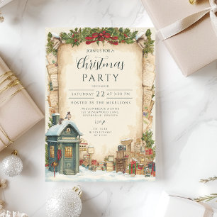 Convite Feriado de inverno da Caixa Postal Vermelha