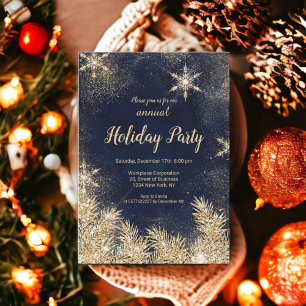 Convite Feriado de Natal da empresa Glix Gold Snow