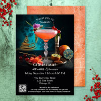 Feriado de Natal do Cocktail Original da Arte Mode
