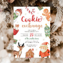 Feriado de Natal do Cookie Exchange Baking Party