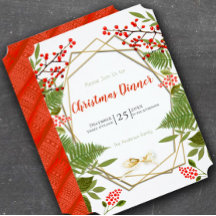 Feriado de Natal do Quadro Geométrico Dourado de R