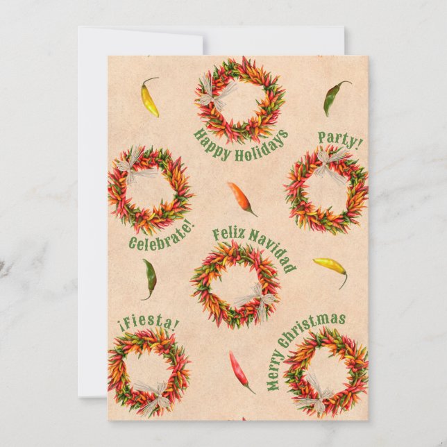 Convite Feriado de Natal no Sudoeste do Chile (Frente)