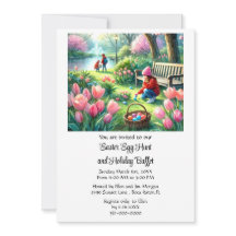 Feriado de páscoa e de caça ao ovo