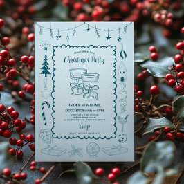 Convite Feriado de Quadrinho Whimsical