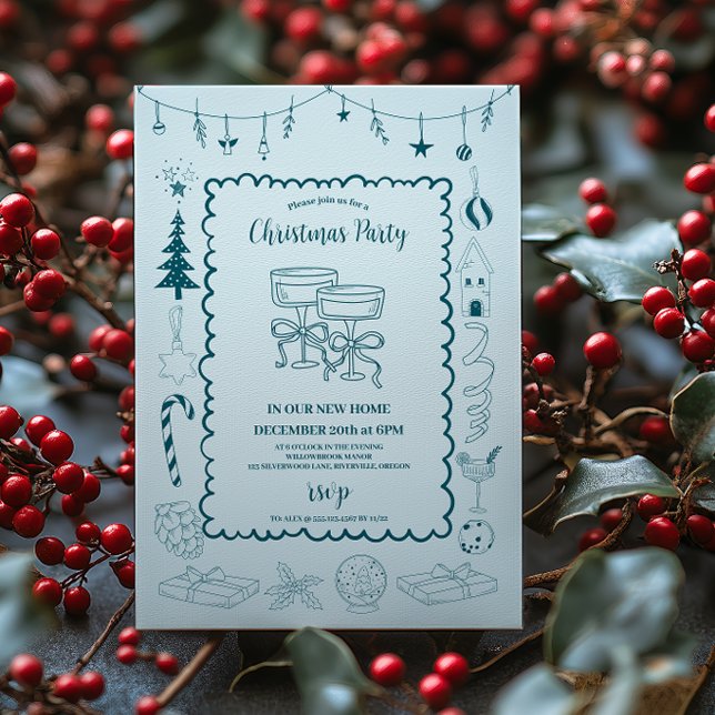 Convite Feriado de Quadrinho Whimsical (Criador carregado)