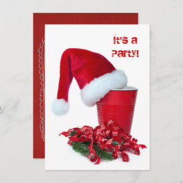 Convite Feriado - Festa Vermelha e Boné