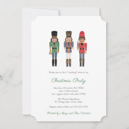 Convite Feriados Clássicos da Família Nutcracker Negro