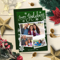 Feriados Felizes Fenda de Neve Floco Russo 3 Fotos