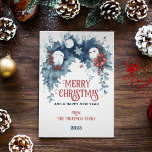 Convite Férias de Natal e Aves<br><div class="desc">Apresentamos o nosso Cartão de Natal "Whimsical Winter Desejos", em Watercolor! Espalhe a alegria e o calor da época de férias com a nossa design de cartas de Natal elegante e encantadora. Inspirada pela beleza do inverno e pela magia do Natal, esta criação artífice irá cativar os vossos entes queridos...</div>