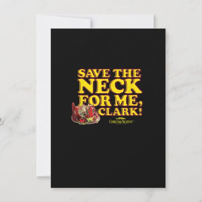 Convite Férias de Natal Salve o Pescoço Clark (Frente)