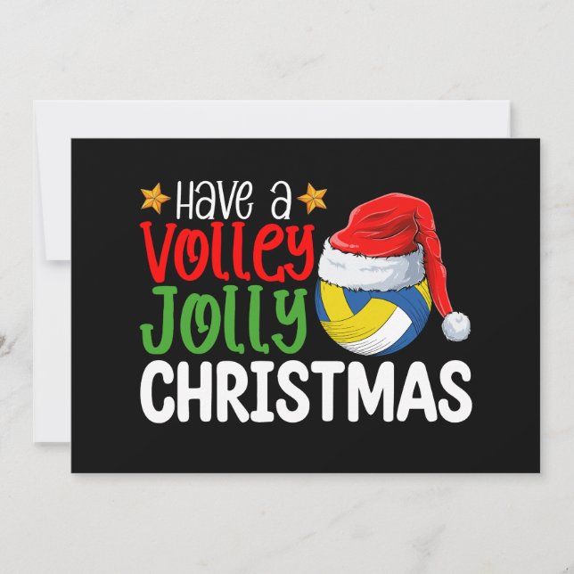 Convite Férias de Volley Jolly no Natal (Frente)