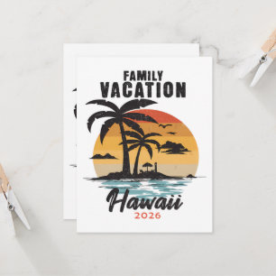 Convite Férias em Família no Havaí 2026 Tropical