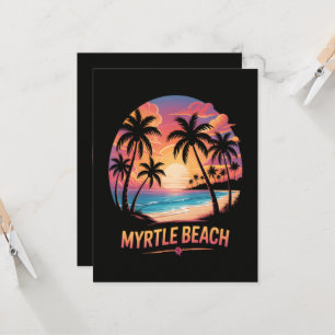 Convite Férias em Myrtle Beach Surfer