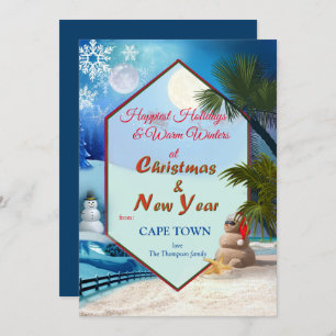 Convite Férias no inverno e no Verão