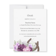 Ferraduras e Flores Roxas