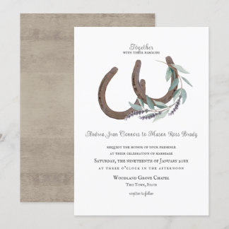 Convite Ferraduras e Lavandas russas