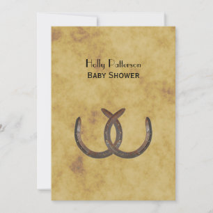 Convite Ferraduras Rústicas Ferraduras Distintas BG V Chá