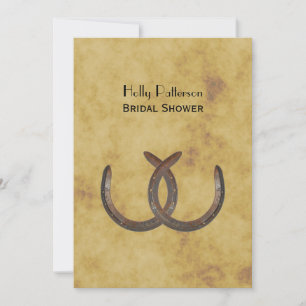 Convite Ferraduras Rústicas Ferraduras Distintas BG V Chá 