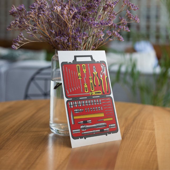 Convite Ferramentas em uma caixa de ferramentas (Criador carregado)