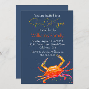 Convite Ferro-marisco náutico costeiro de Crab Beach