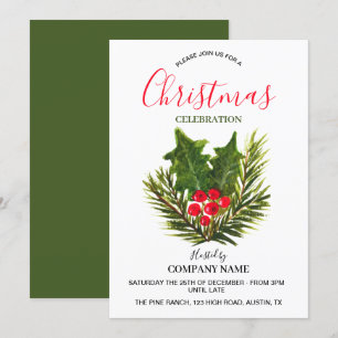 Convite Feseset Company Office Corporate Christmas Party