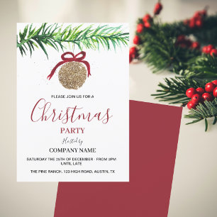 Convite Feseset Company Office Corporate Christmas Party