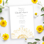 Convite Festa 16 de girassol-relo<br><div class="desc">Convide os convidados para uma celebração de verão ou outono de 16 dias com o Convite de aniversário bonito de Girassol Amarelo, Sweet 16. Personalize-o com o nome da aniversariante de 16 anos e seus detalhes específicos do evento. Este elegante e personalizado Convite de aniversário Doce Dezesseis apresenta uma fotografia...</div>