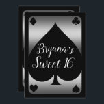 Convite Festa 16 de Glam Casino, Gelam Casino Doce<br><div class="desc">Personalizar para qualquer evento</div>