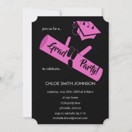 Convite Festa à vontade! Pink2