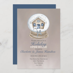 Convite Festa Aberta de Natal no Globo de Neve