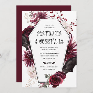 Convite Festa Adulta do Dia das Bruxas