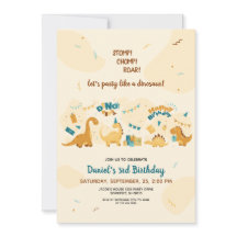 Festa aniversário de 3 anos Dino dos Dinossauros C