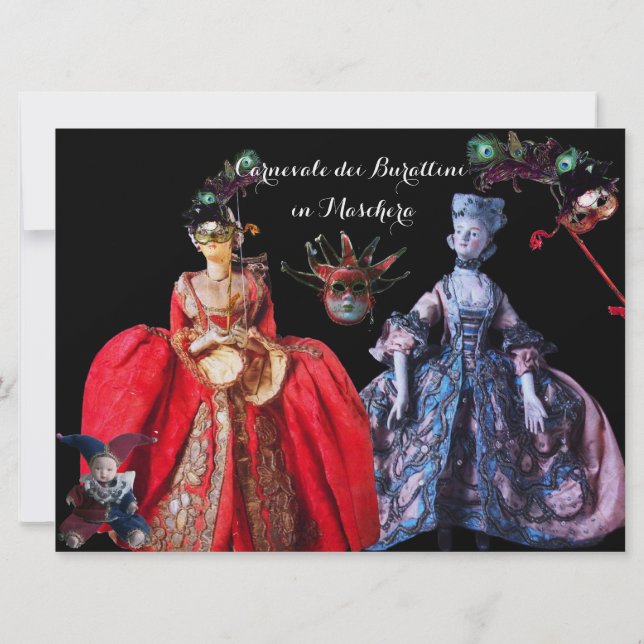 CONVITE FESTA ANTIQUA ITALIANA DE COSTUME MASCARADA DE BOM (Verso)