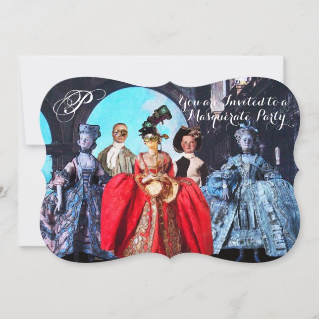 CONVITE FESTA ANTIQUA ITALIANA DE COSTUME MASCARADA DE BOM (Frente)